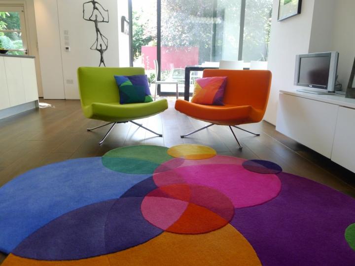Coloridas alfombras de Sonya Winner