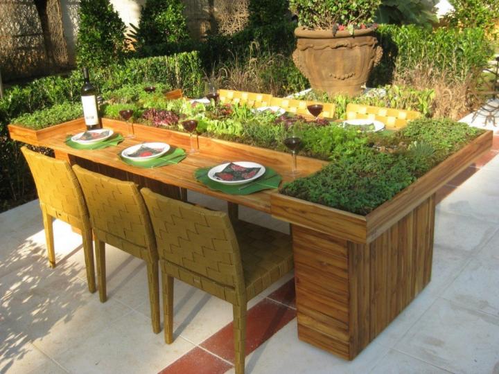Mejora la apariencia de tu jardín con mesas de cultivo