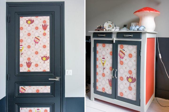 Papel pintado para puertas y muebles