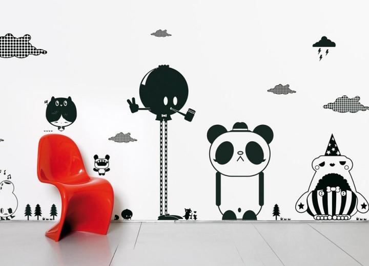 Stickers para habitaciones infantiles. olección Tado Friends I